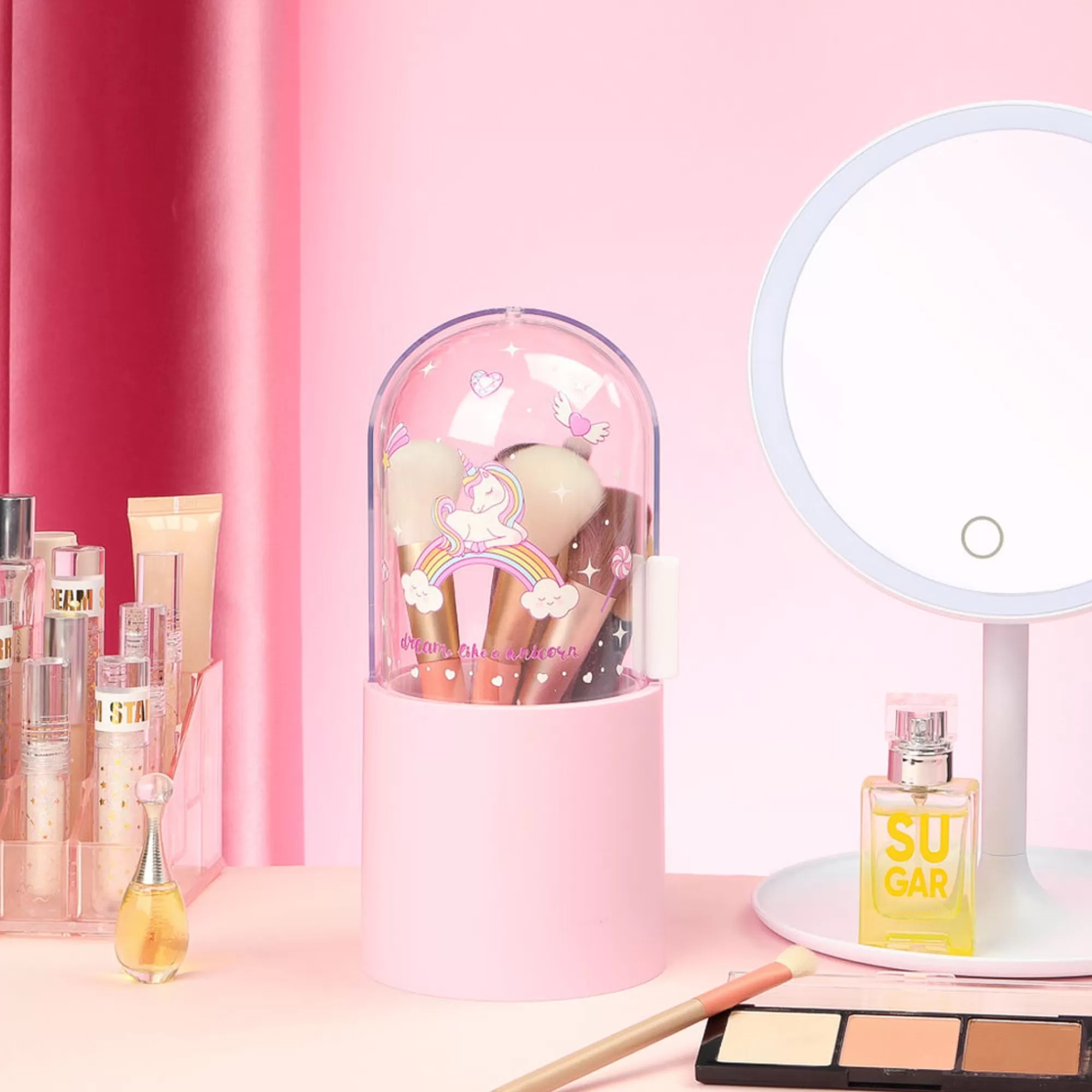 MINISO Storage Box & Organizer-Porta Pennelli - Unicorno