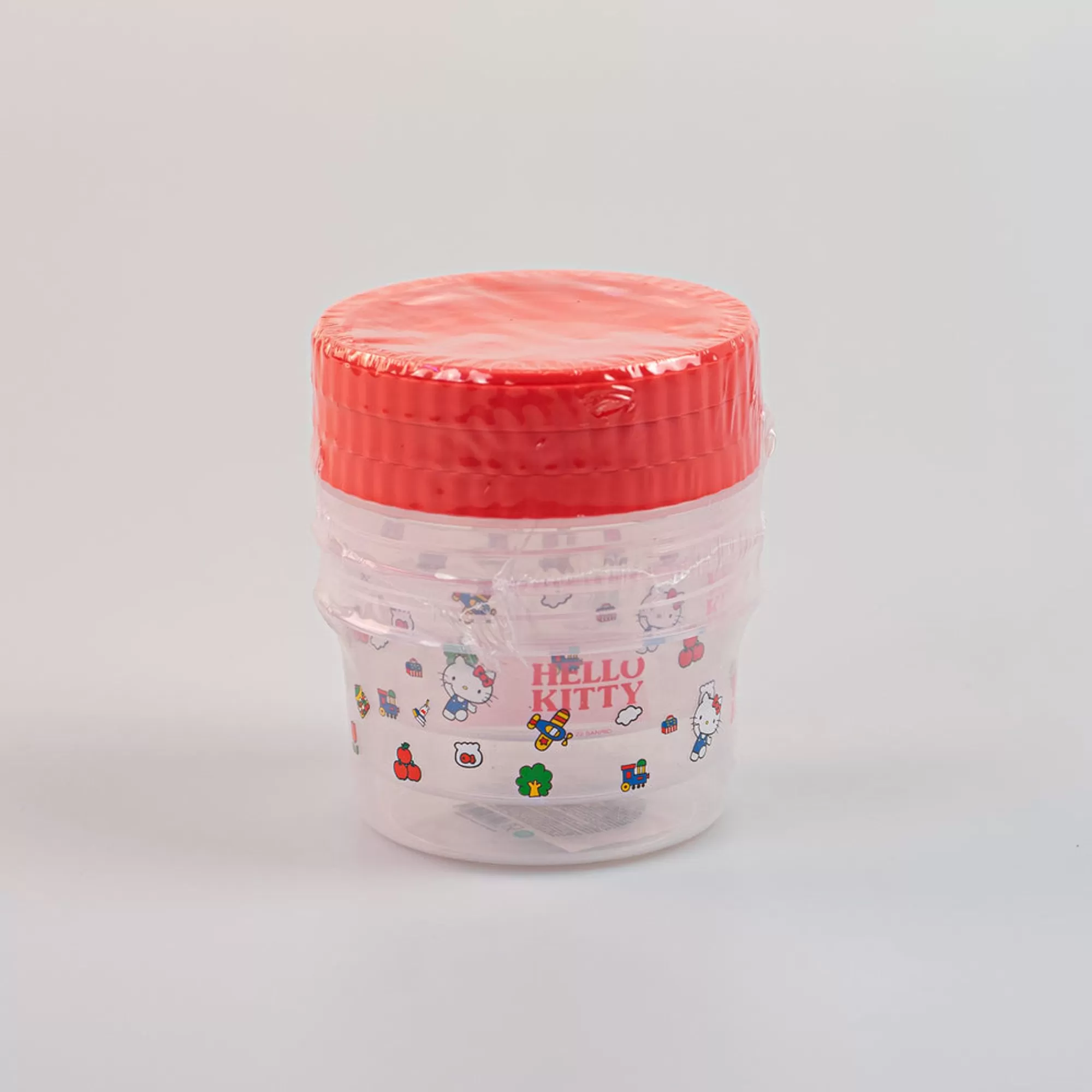 MINISO Storage Box & Organizer-Porta Pranzo Sanrio - Hello Kitty (3Pz)