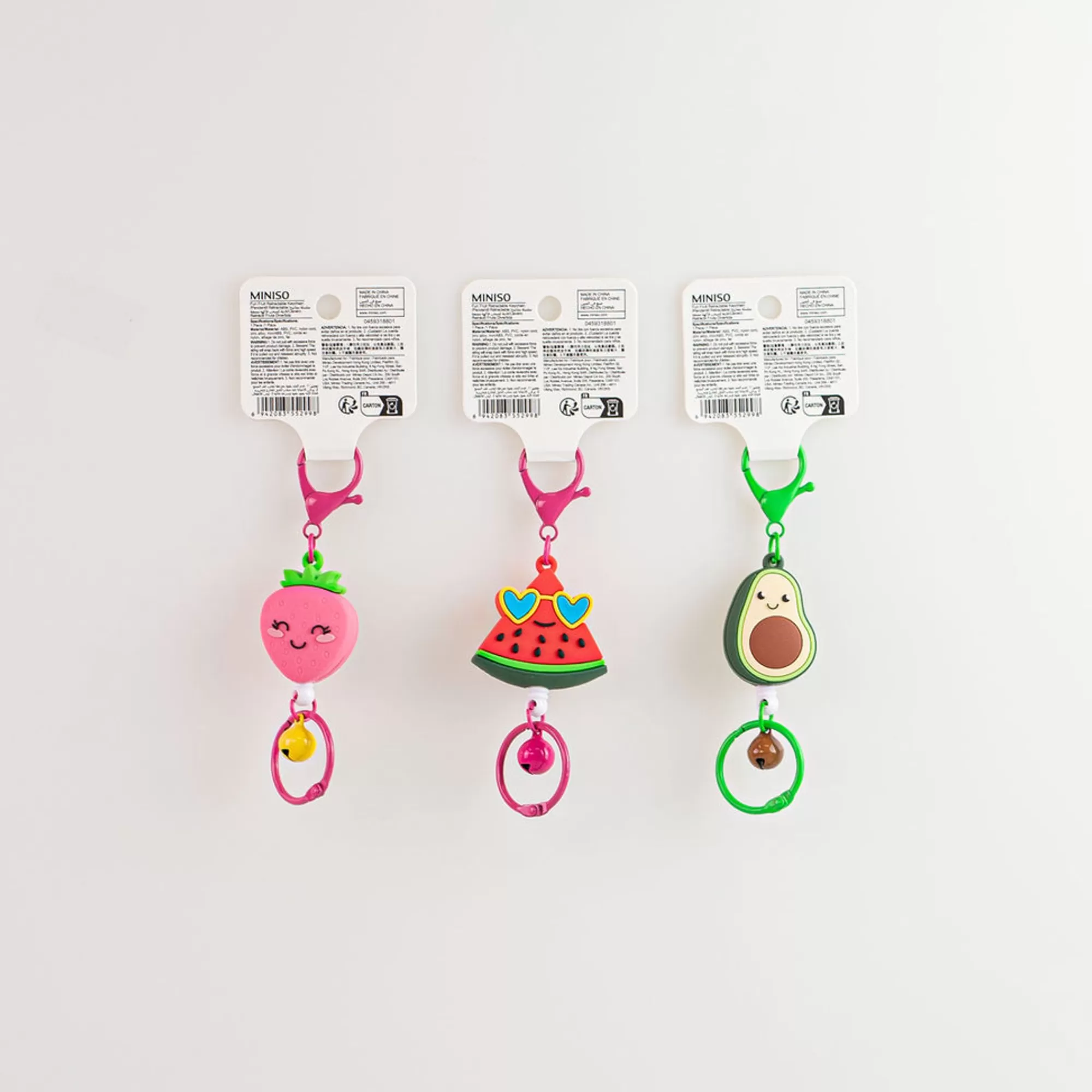MINISO Borse & Zaini-Portachiavi - Fun Fruit (1Pz)