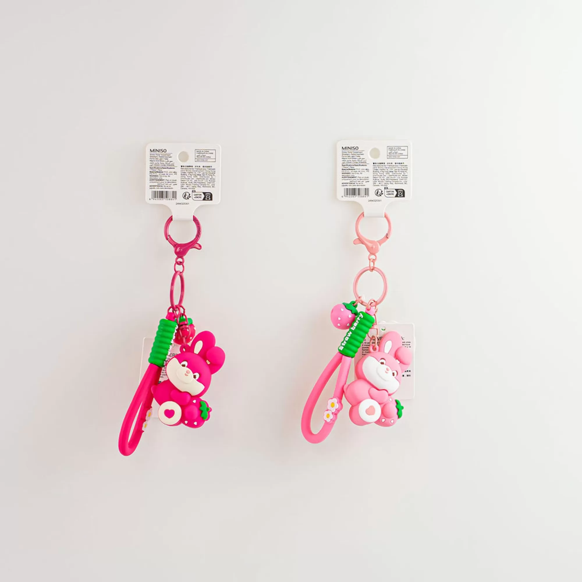 MINISO Borse & Zaini-Portachiavi Coniglio (1 Pz)