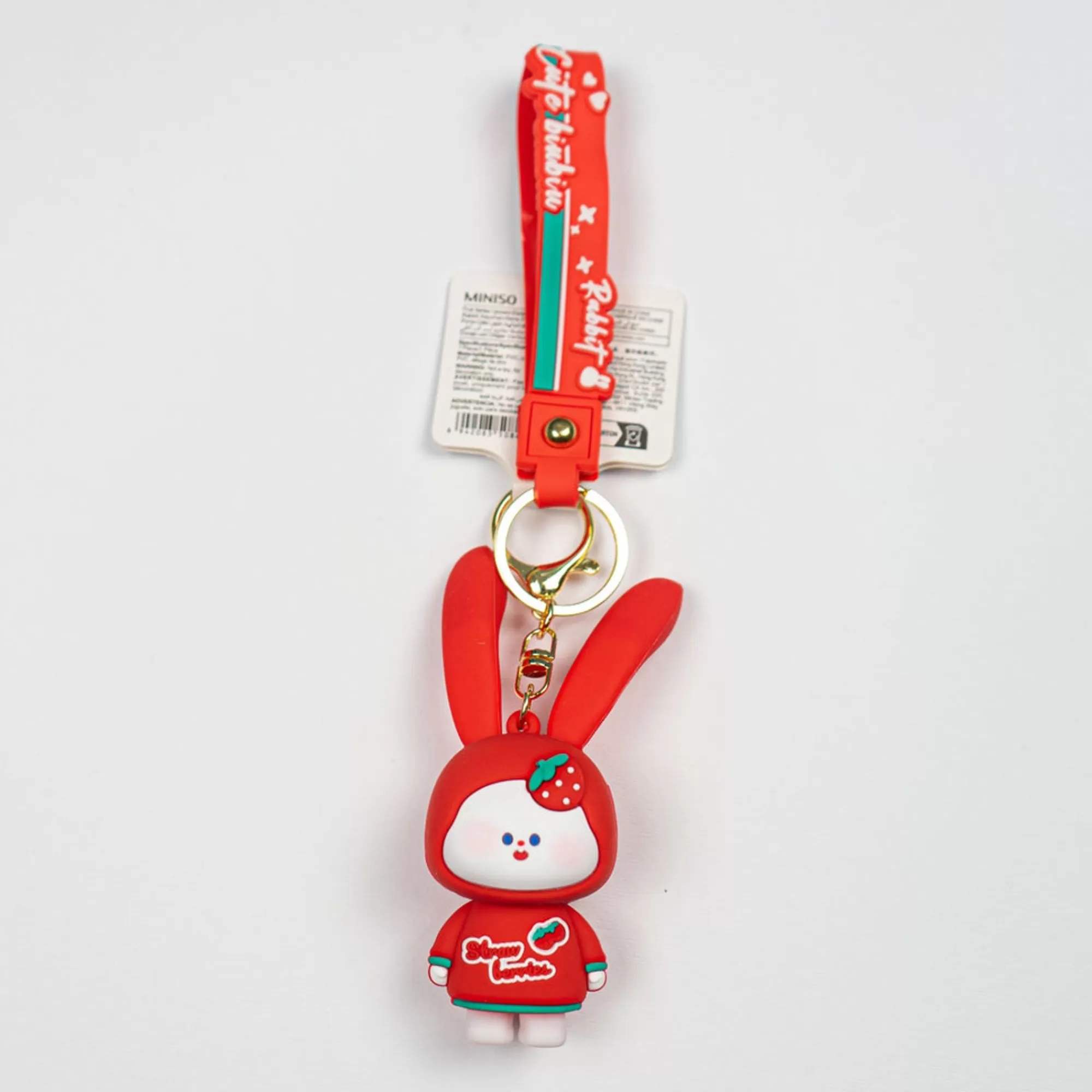 MINISO Borse & Zaini-Portachiavi Coniglio - Fruit Series (1Pz)