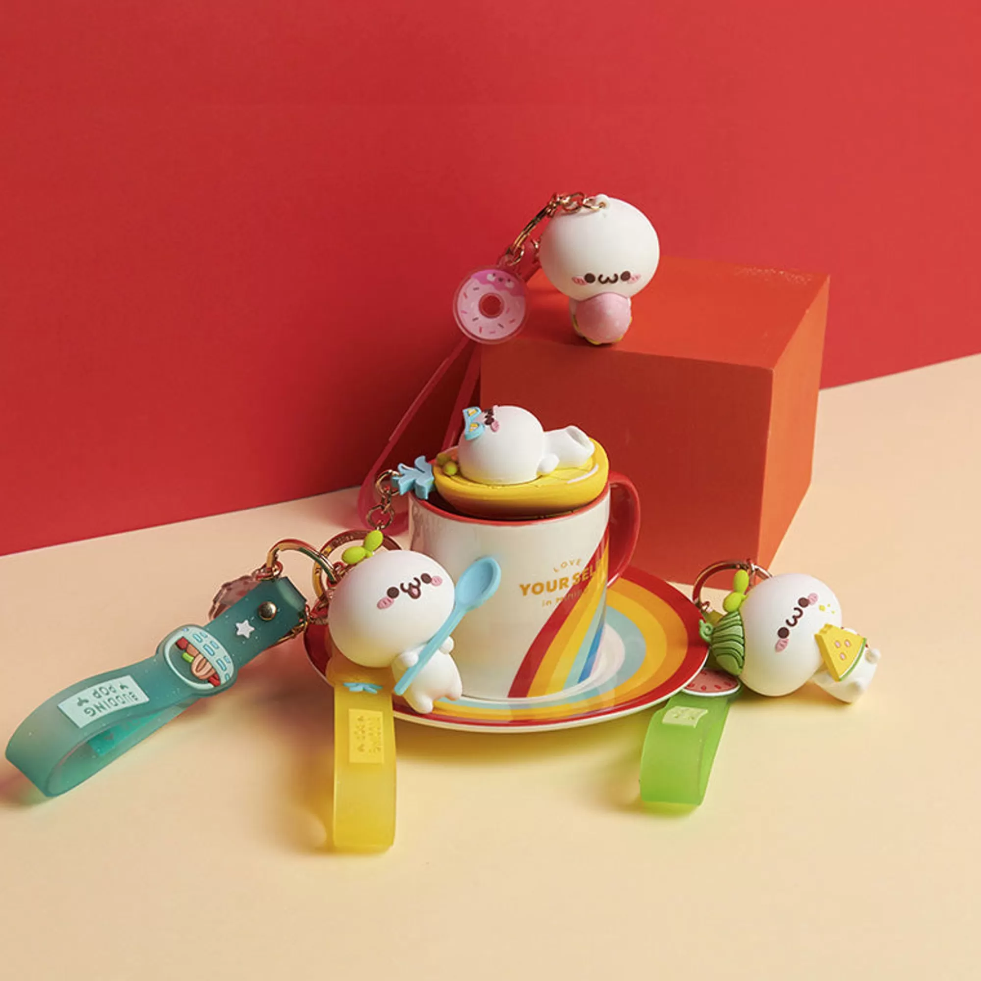 MINISO Borse & Zaini-Portachiavi Dolcetto Budding Pop (1Pz)