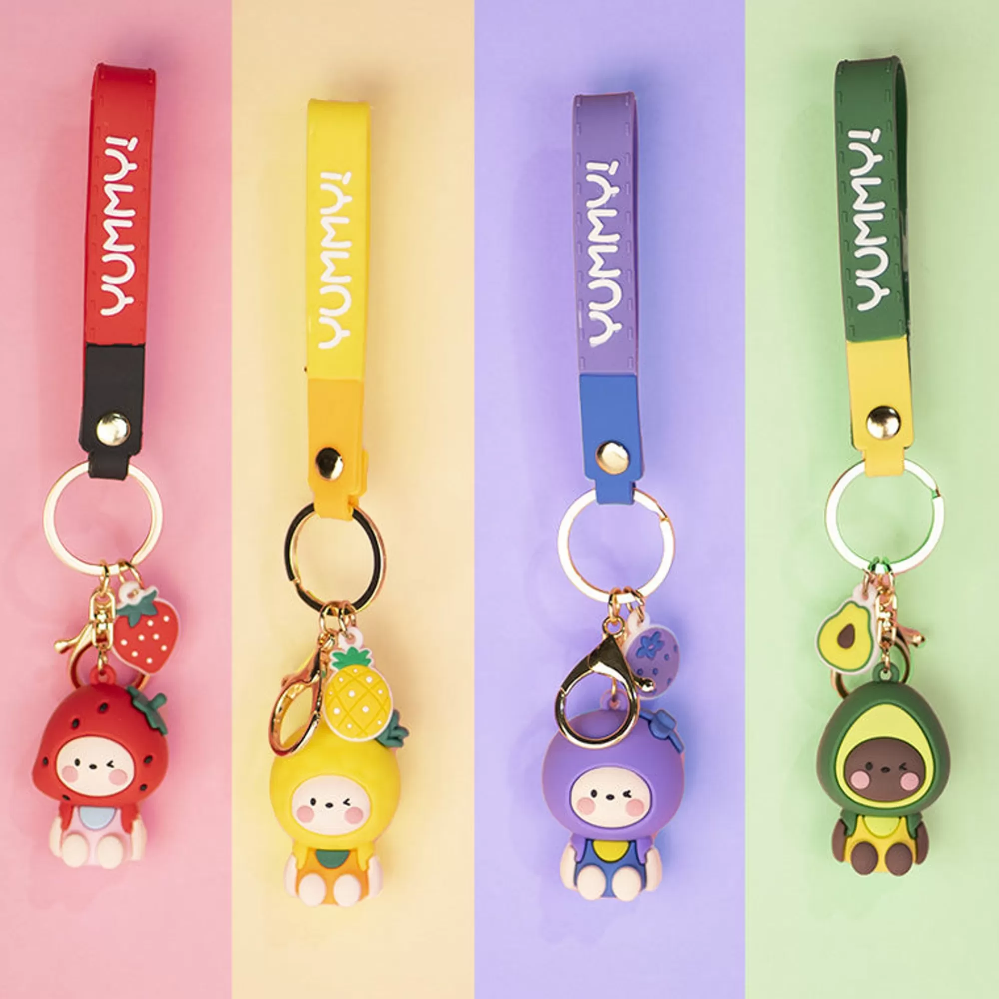MINISO Borse & Zaini-Portachiavi Fruttino (1Pz)