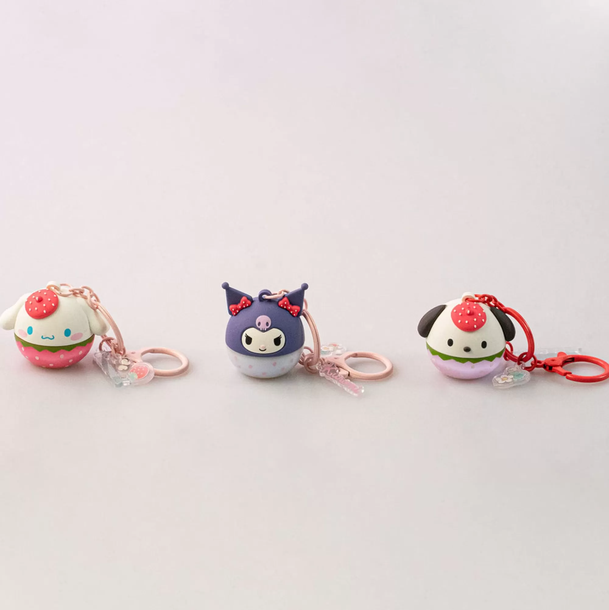 MINISO Borse & Zaini-Portachiavi Led - Fragola (1 Pz)