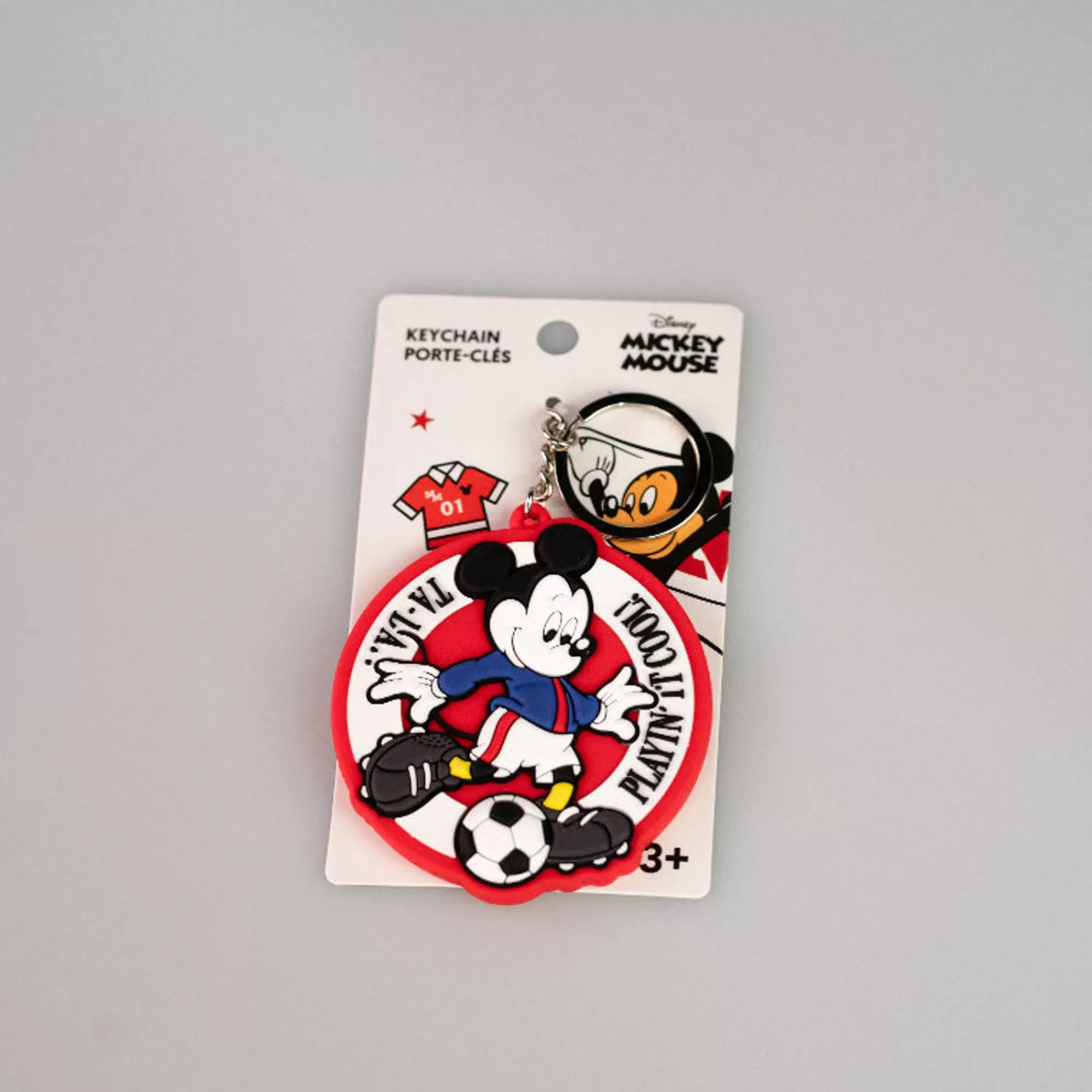 MINISO Disney-Portachiavi Mickey Mouse Con Specchio - (1Pz)