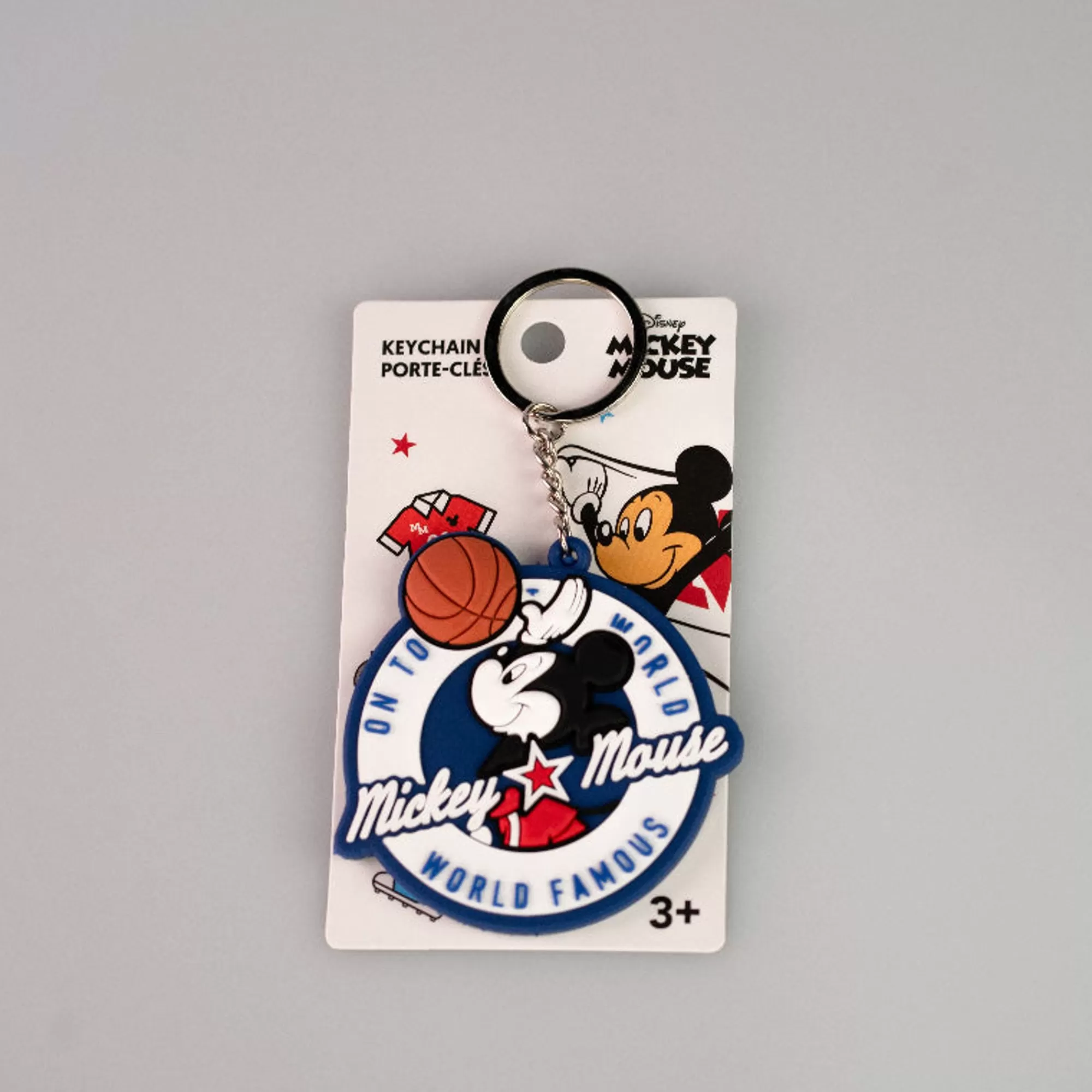 MINISO Disney-Portachiavi Mickey Mouse Con Specchio - (1Pz)