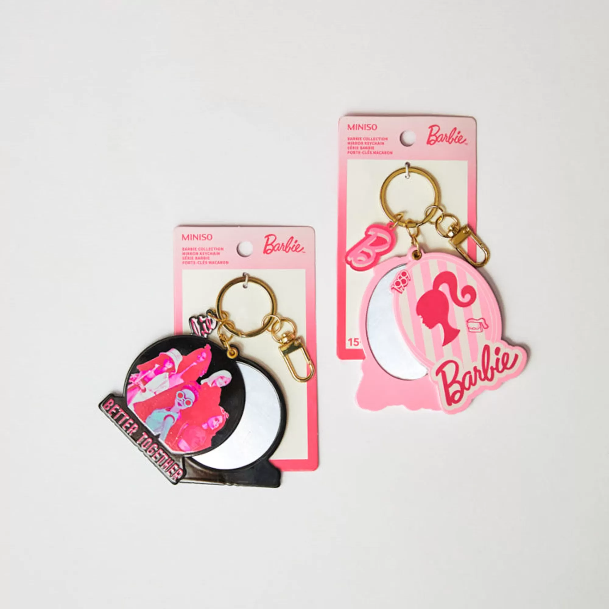 MINISO Borse & Zaini-Portachiavi Specchio - Barbie (1Pz)
