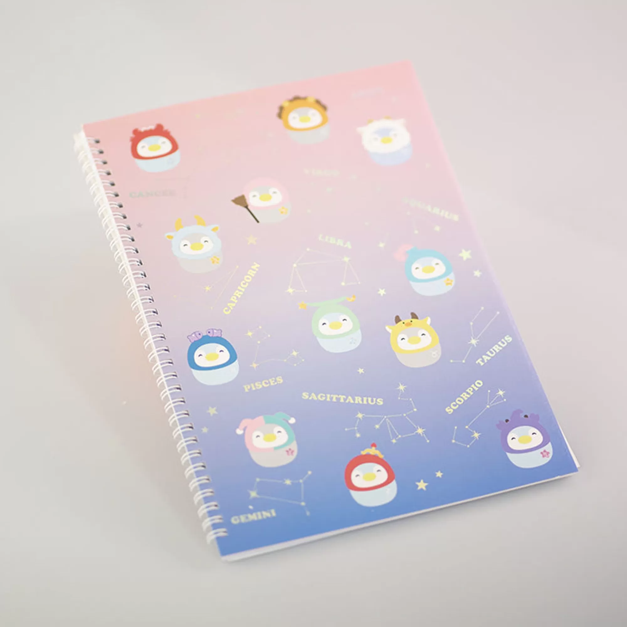 MINISO Notebook-Quaderno Copertina Rigida - Collezione Segni Zodiacali (A4)