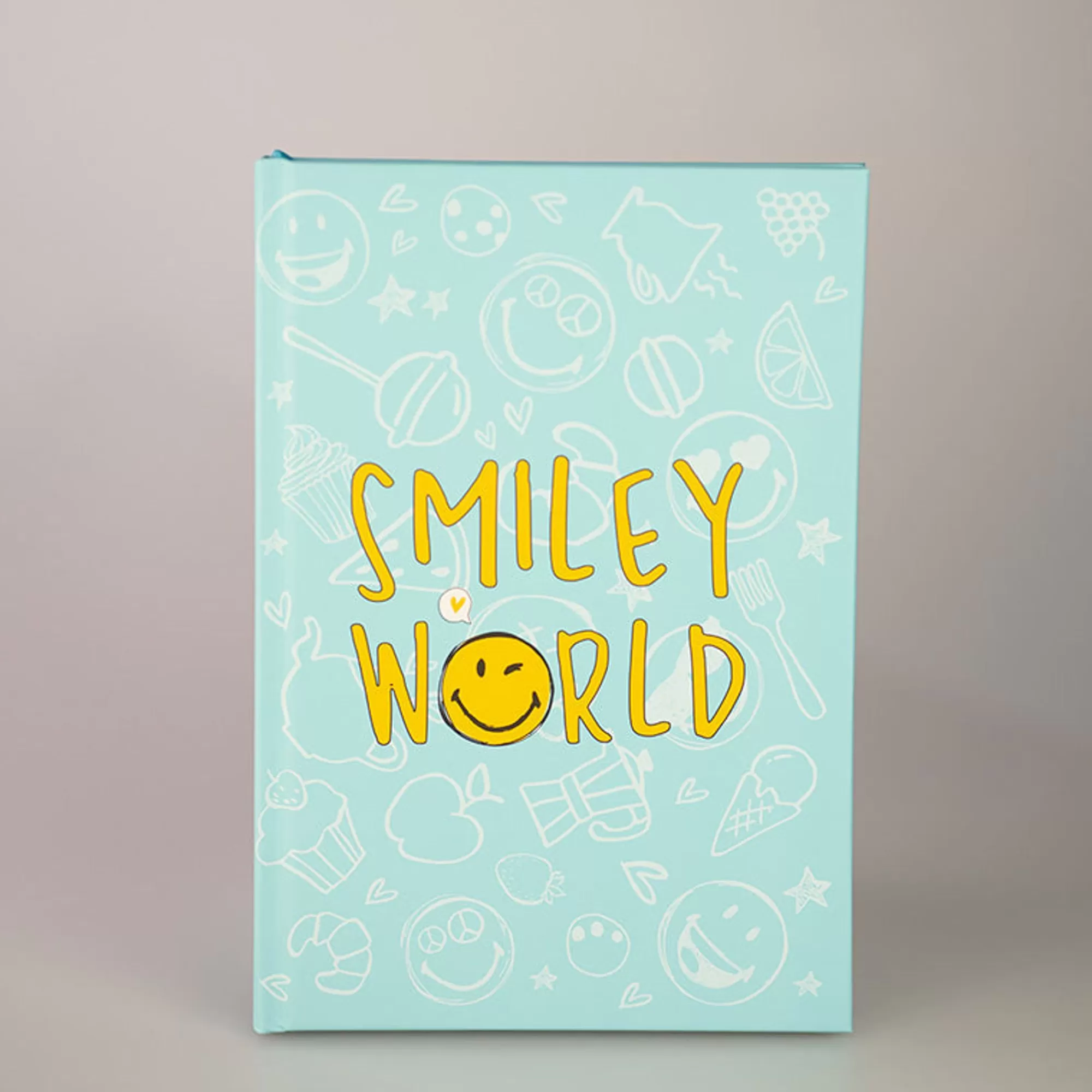 MINISO Smiley World-Quaderno Smiley World Con Copertina Rigida - 80 Fogli