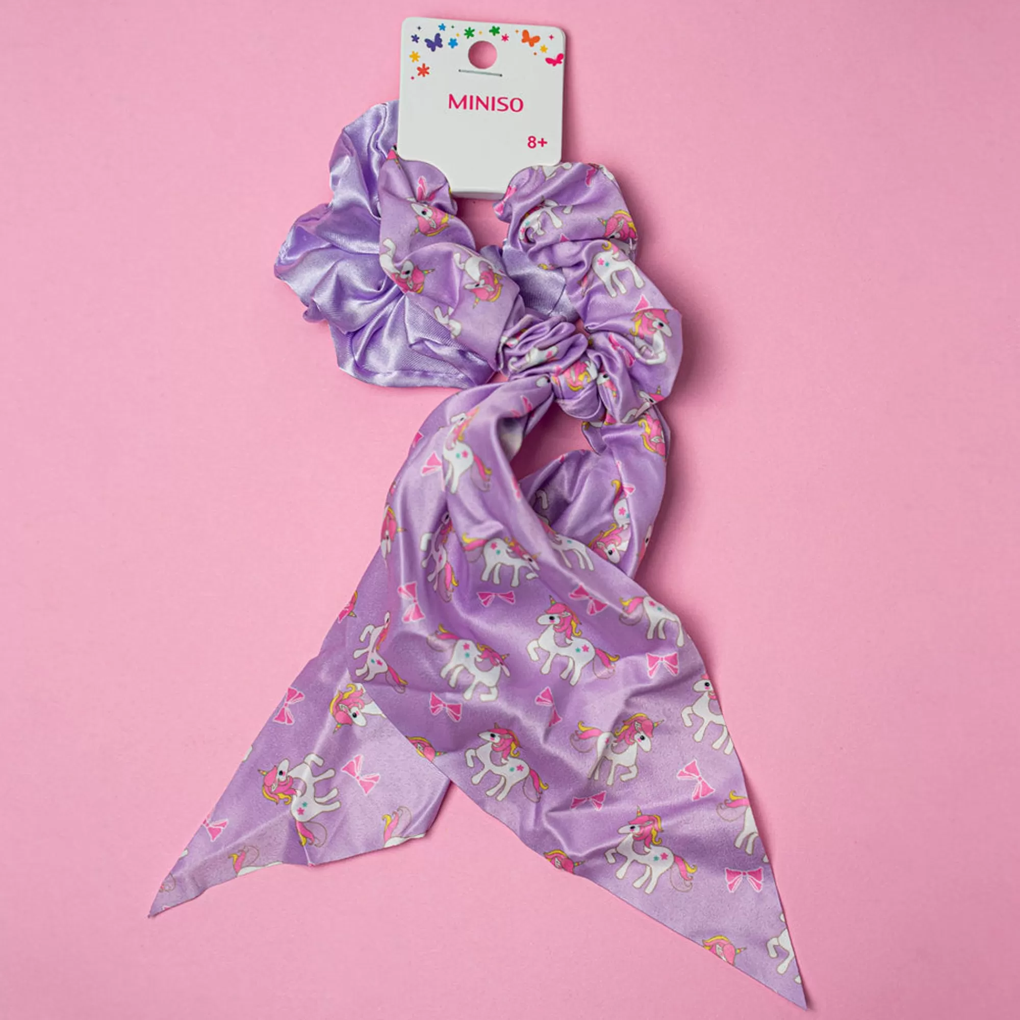 MINISO Accessori Capelli-Scrunchies Unicorno (2Pz)