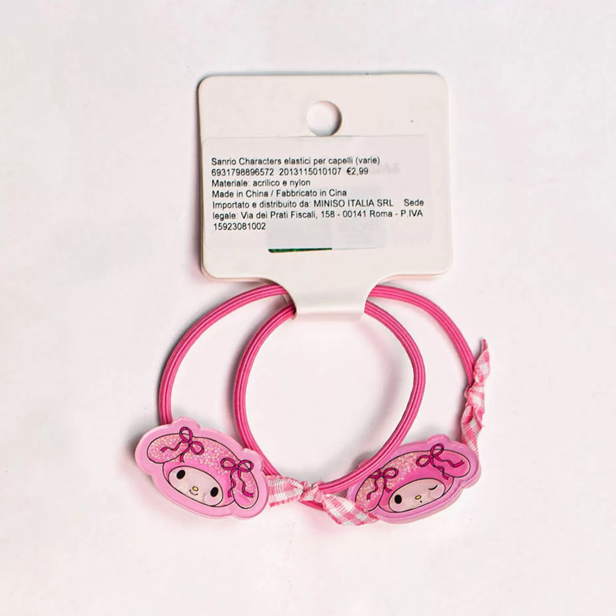 MINISO Sanrio-Set 2 Elastici - Sanrio (1Pz)