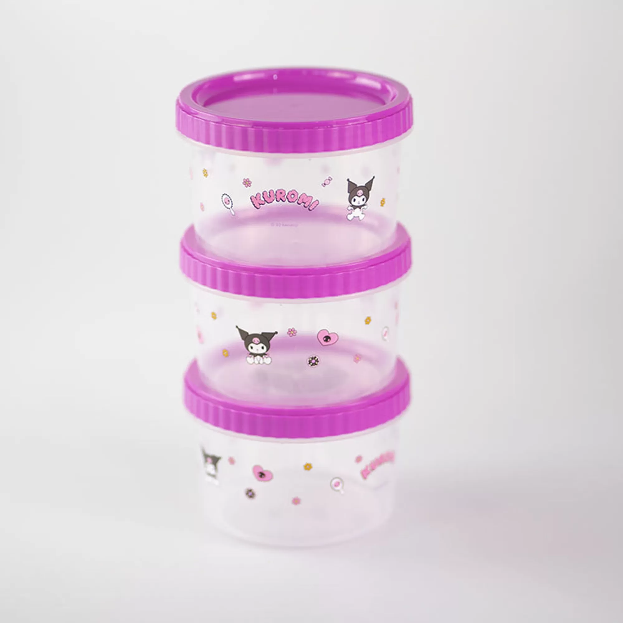 MINISO Sanrio-Set 3 Porta Pranzo Kuromi