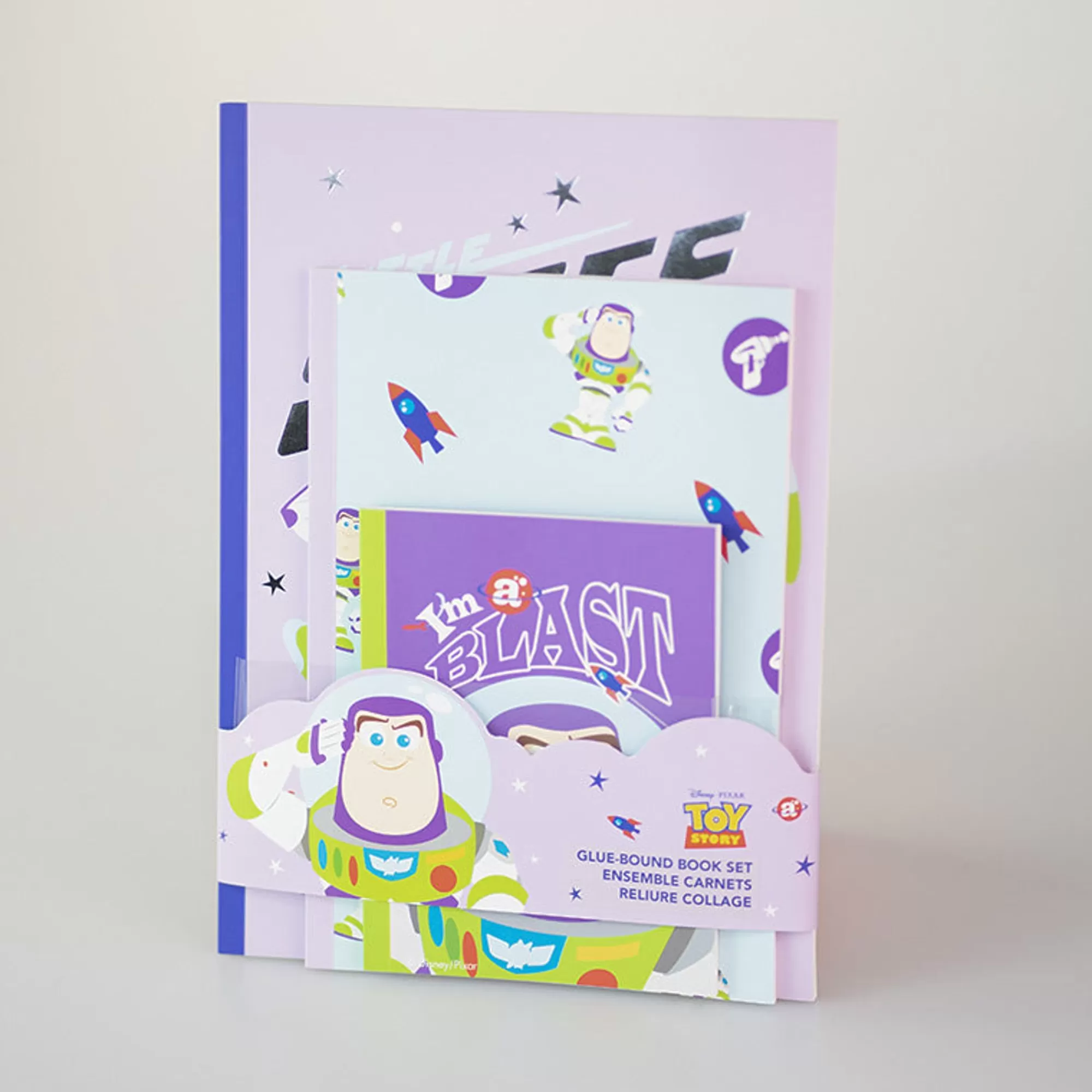 MINISO Notebook-Set 3 Quaderni - Buzz Lightyear Toy Story