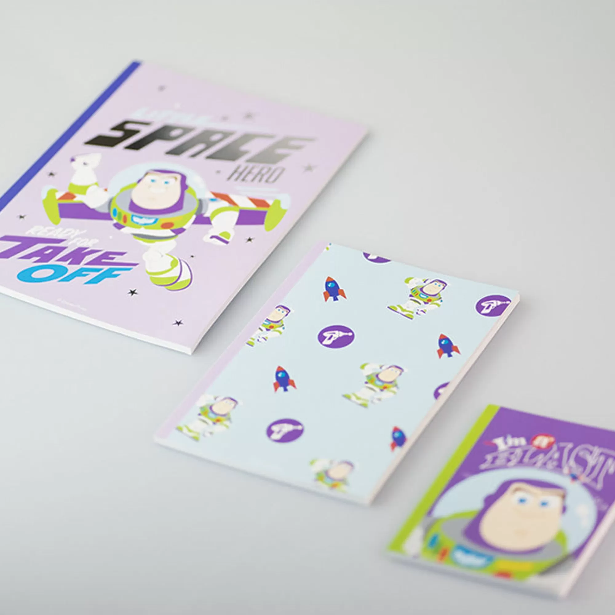 MINISO Notebook-Set 3 Quaderni - Buzz Lightyear Toy Story
