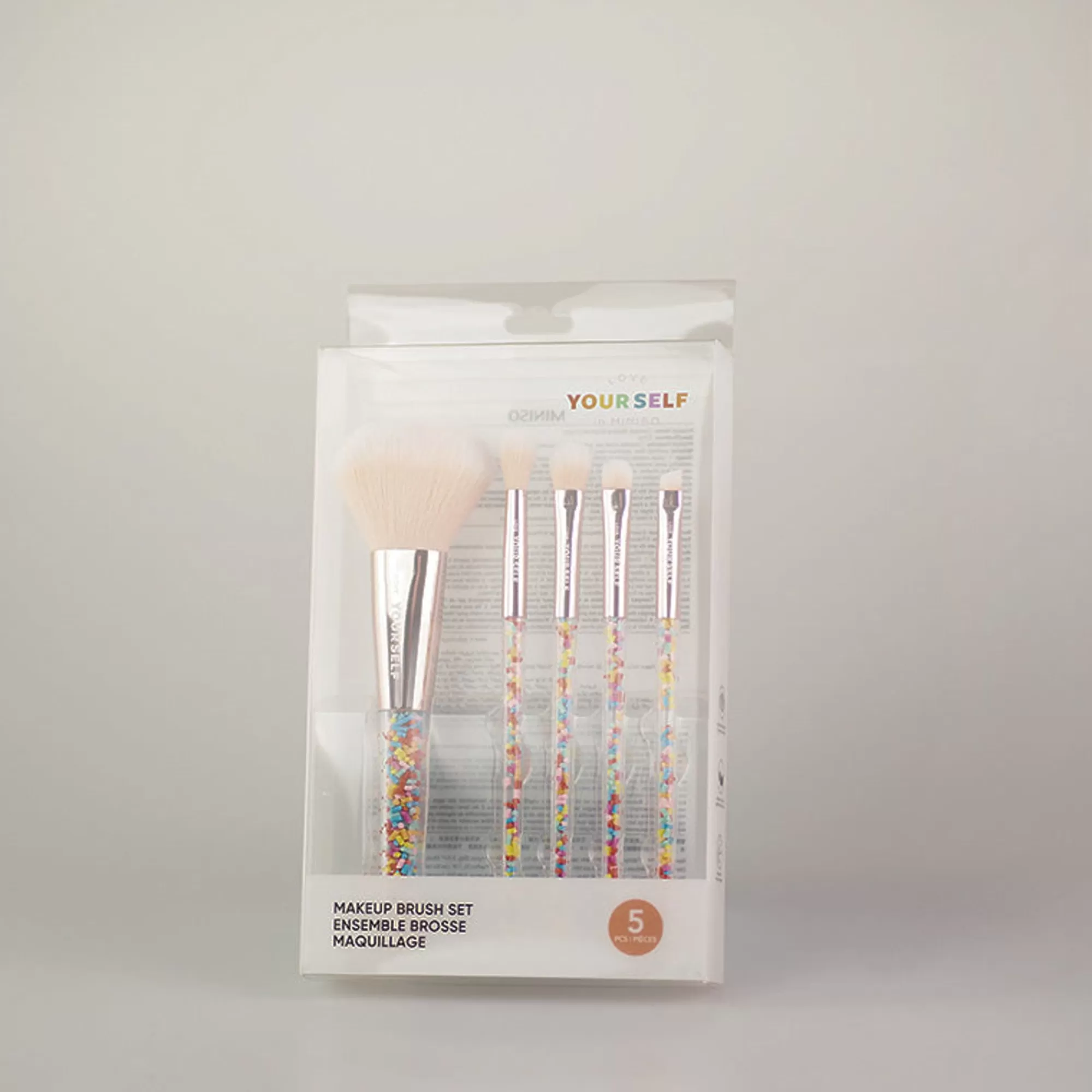 MINISO Make Up Tools-Set 5 Pennelli - Love Yourself