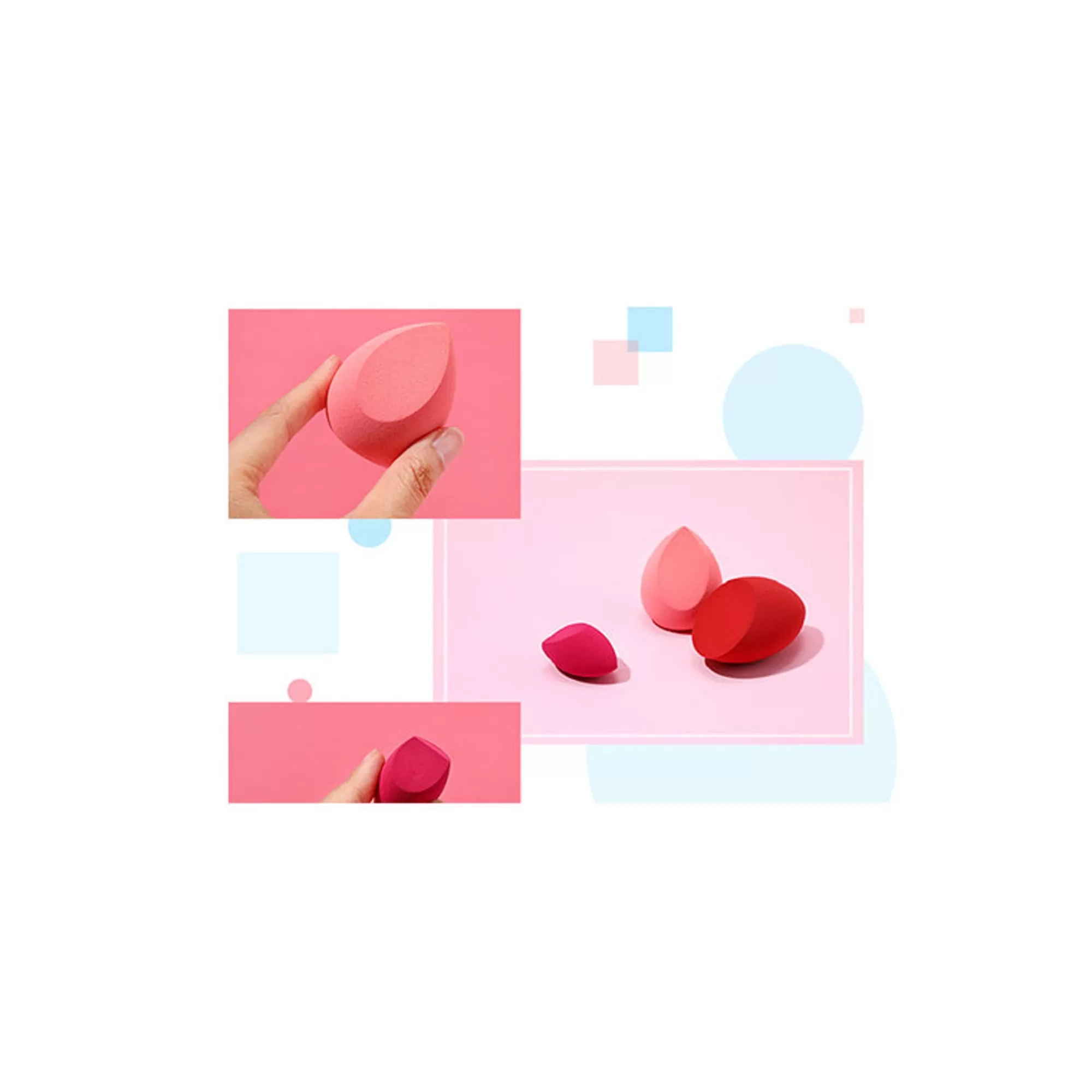MINISO Make Up Tools-Set Di 3 Spugnette Make Up