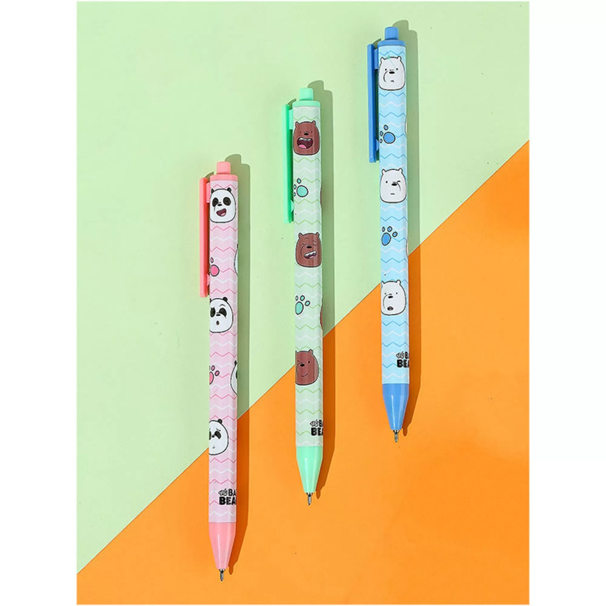 MINISO Penne E Pennarelli-Set Di Penne We Bare Bears Con Panda
