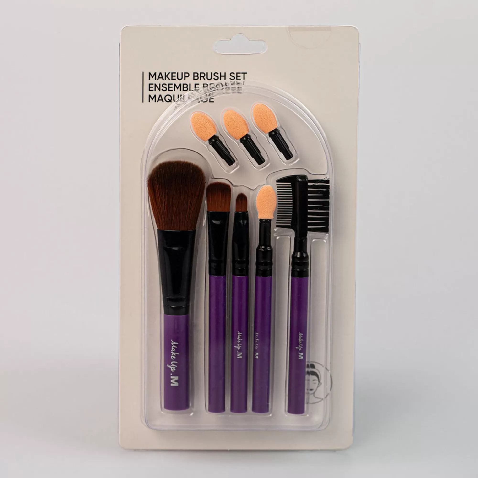 MINISO Make Up Tools-Set Pennelli - Nero (5Pz)