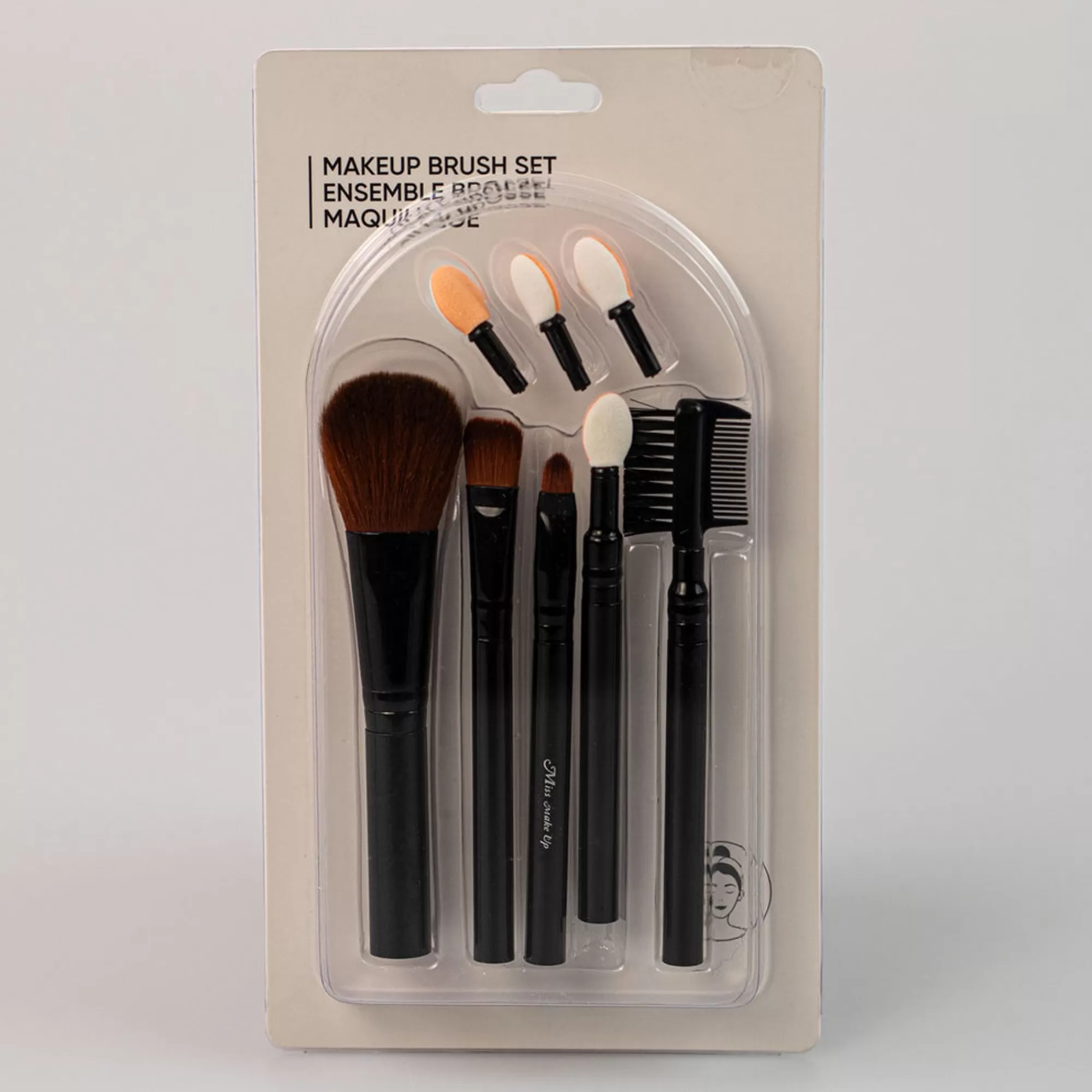 MINISO Make Up Tools-Set Pennelli - Viola (5Pz)