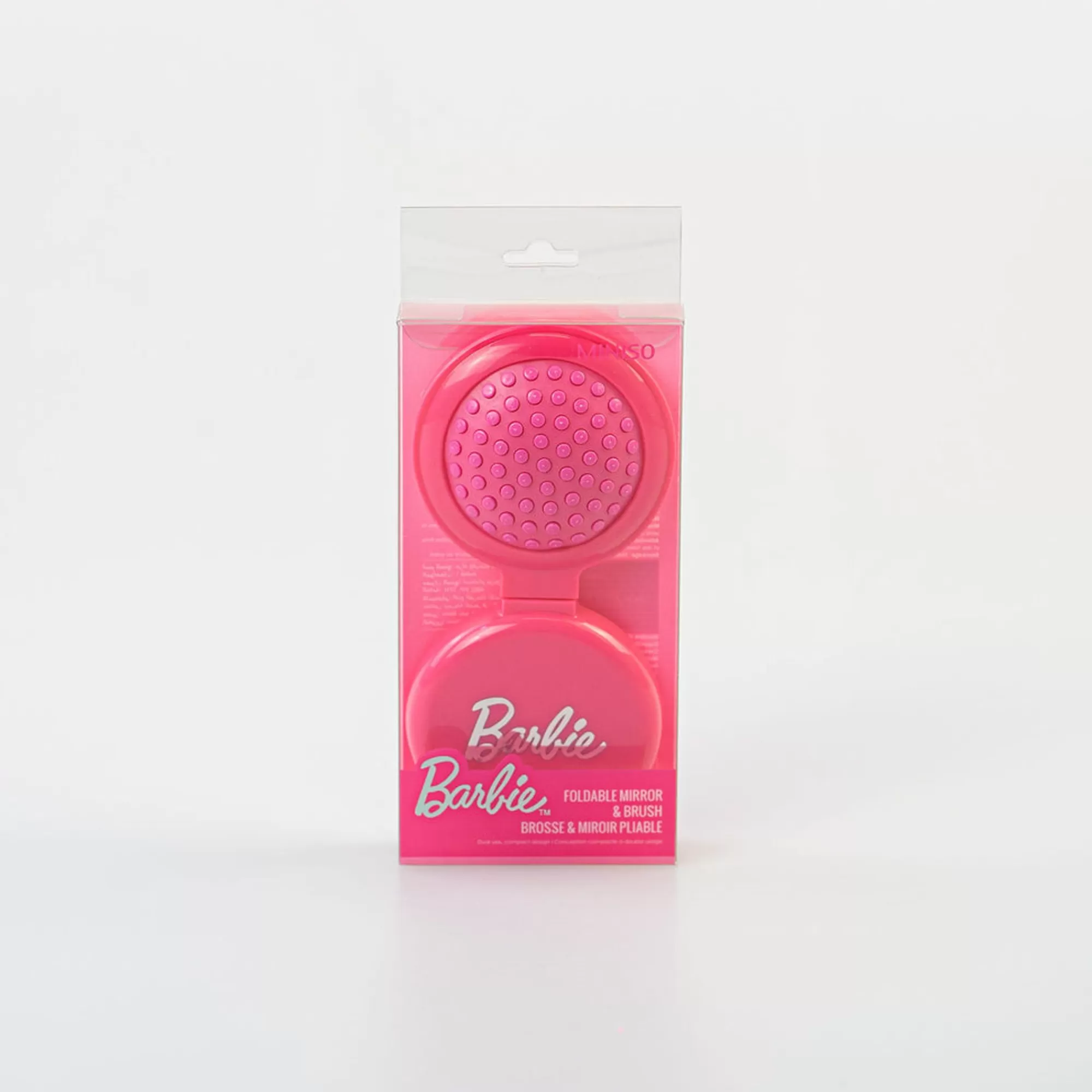 MINISO Barbie-Spazzola Con Specchietto Barbie