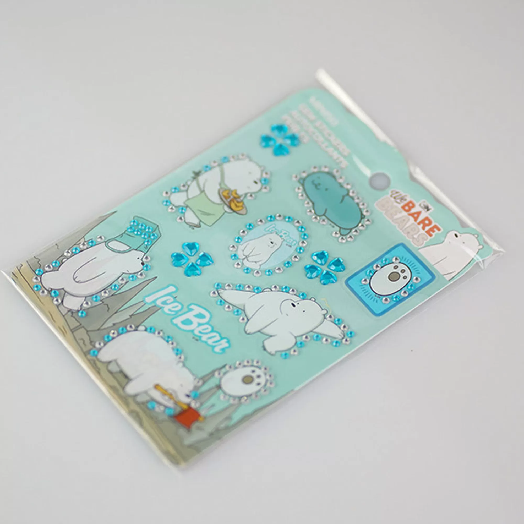 MINISO Altra Cancelleria-Stickers Con Brillantini Ice Bear - We Bare Bears