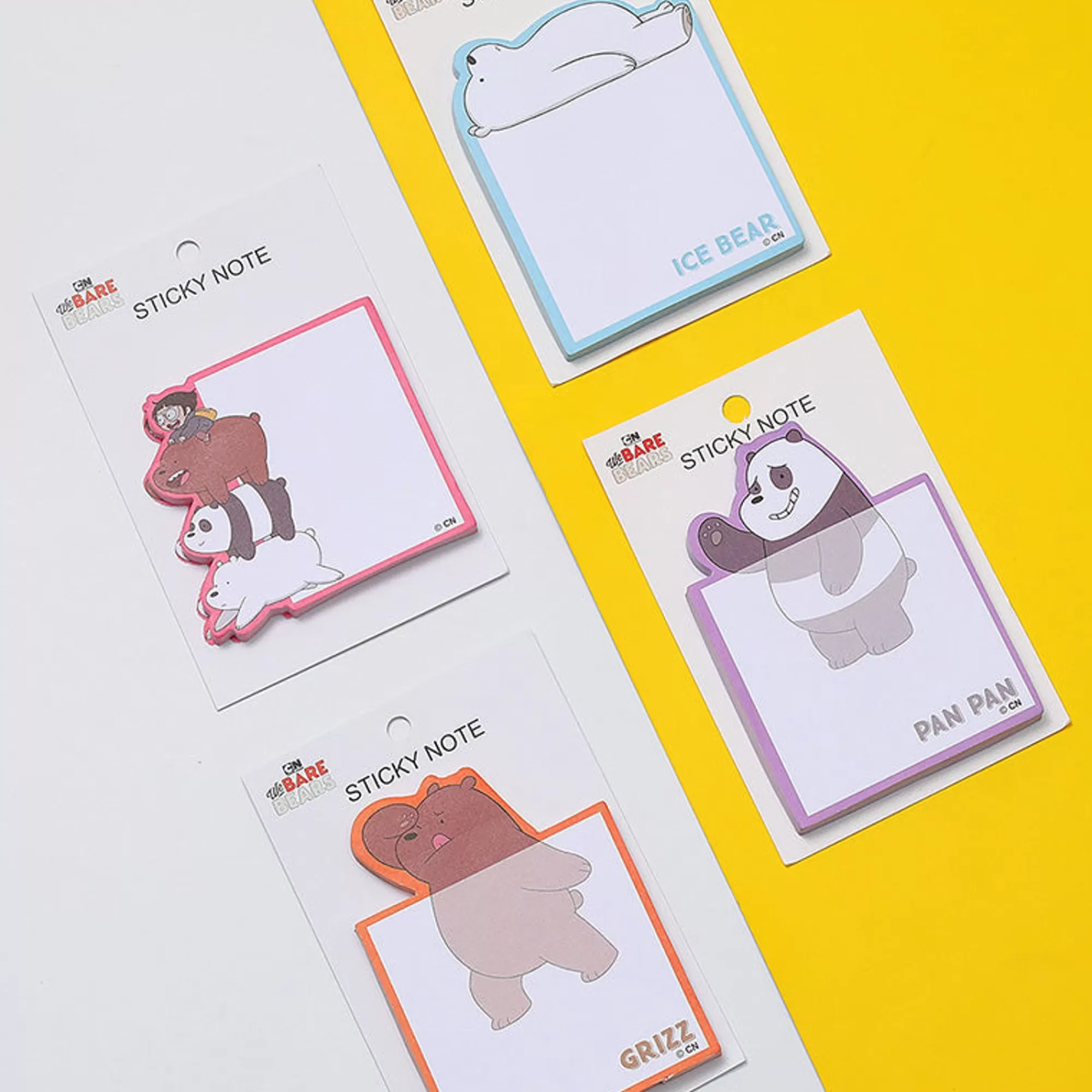 MINISO Notebook-Sticky Notes - We Bare Bears (1Pz)
