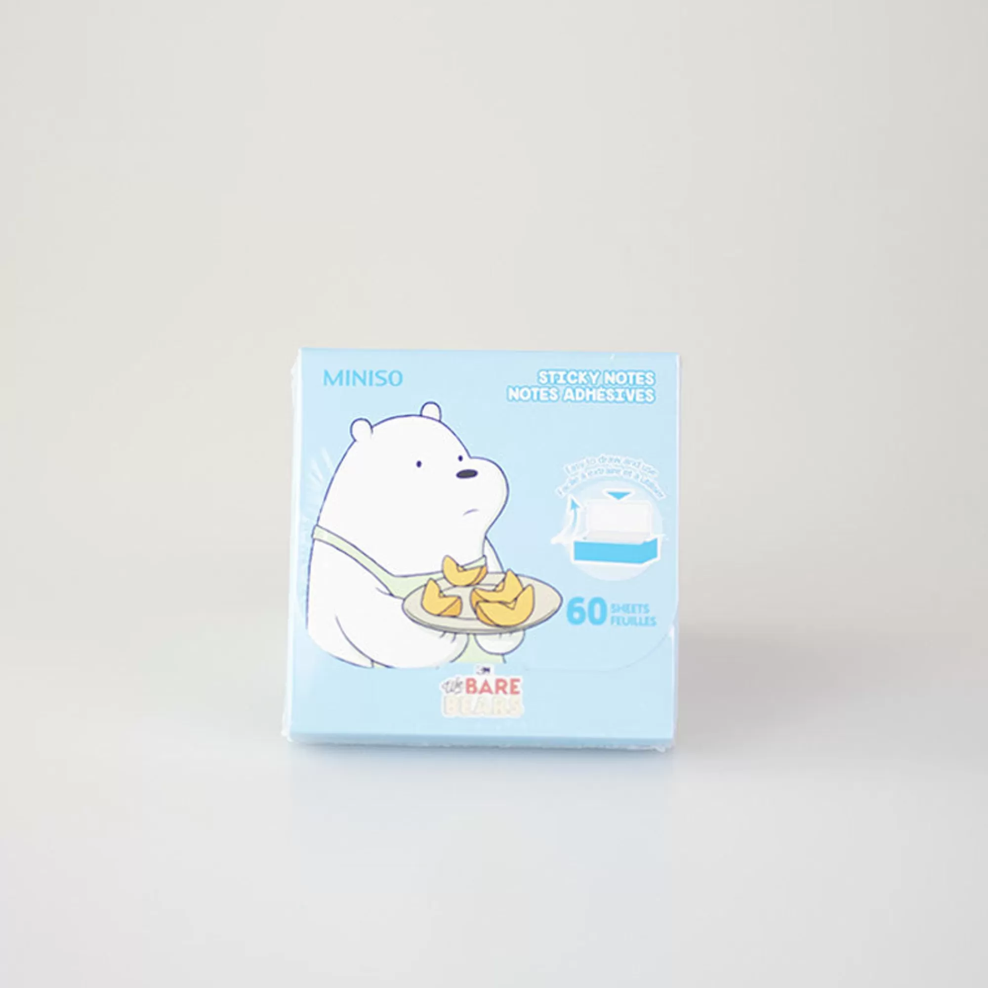 MINISO Notebook-Sticky Notes Ice Bear - We Bare Bears