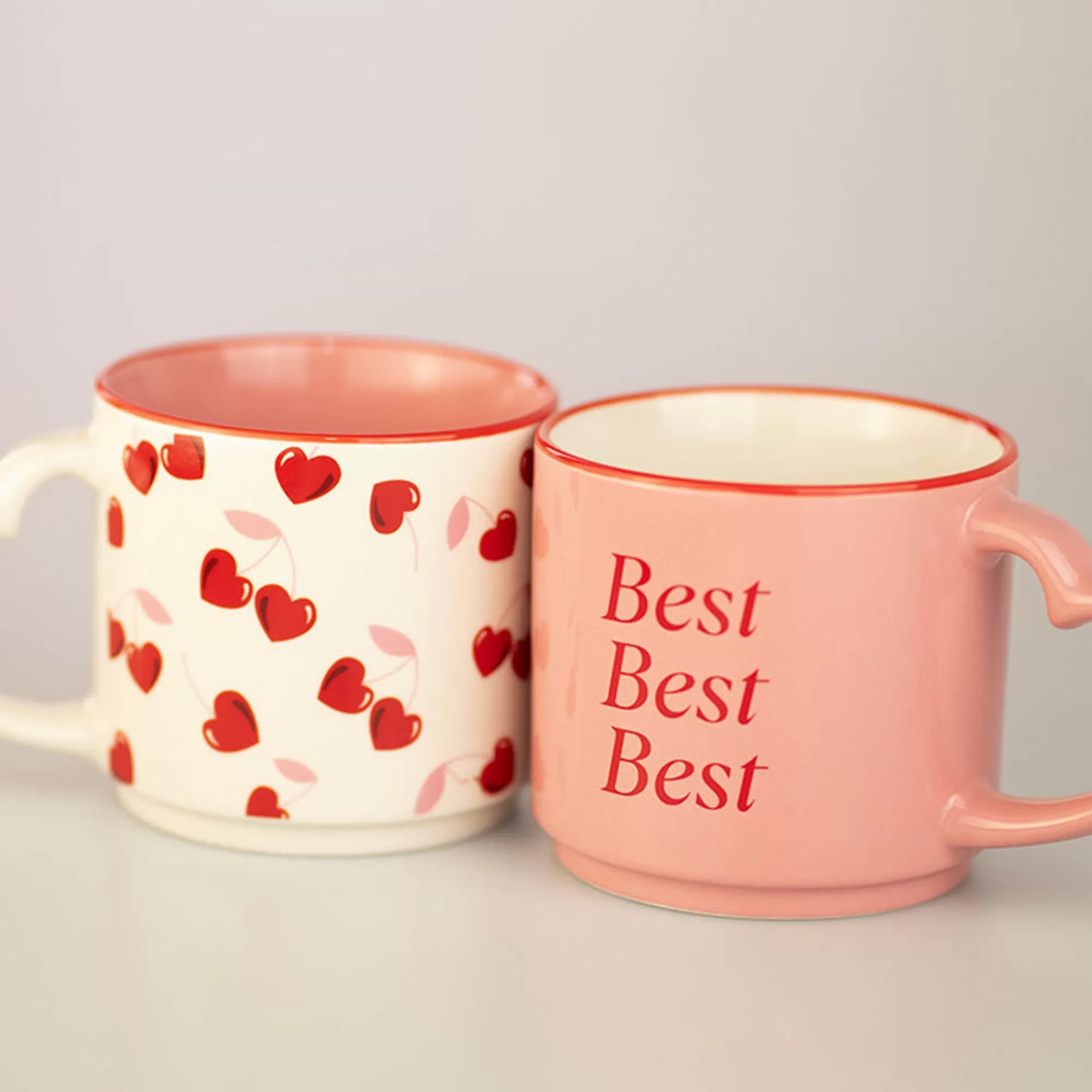 MINISO Storage Box & Organizer-Tazza Con Manico A Cuore - (1Pz)